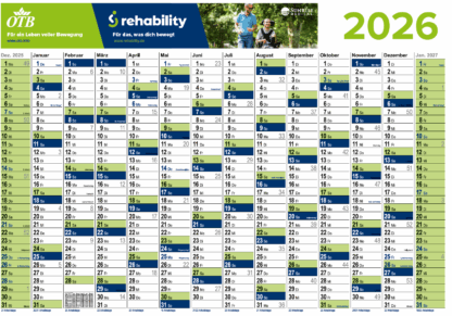 Wandplaner Kalender 2026