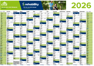 Wandplaner Kalender 2026