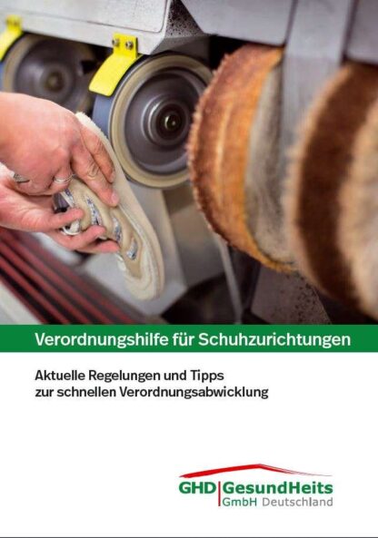 Verordnungshilfe Schuhzurichtungen